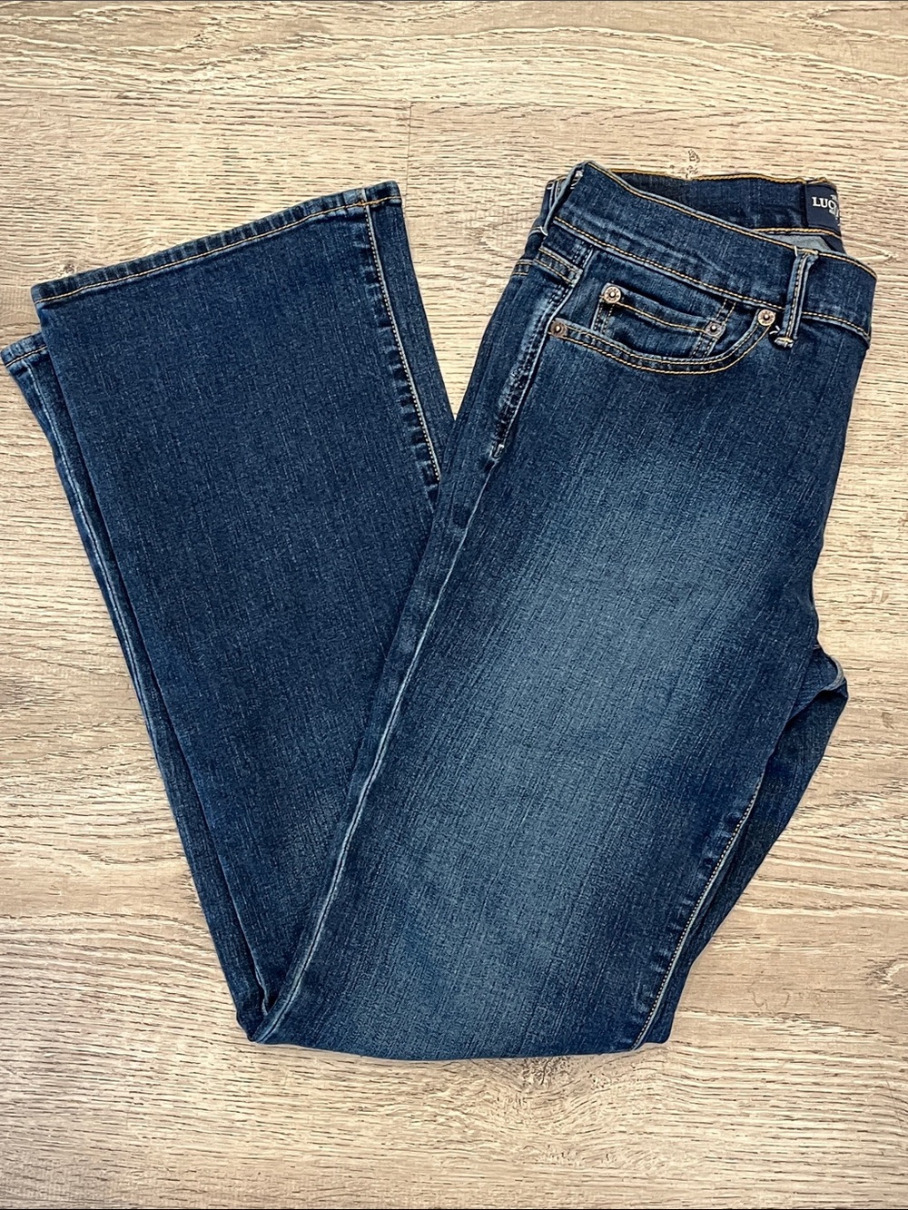 Lucky Brand Women's Indigo Blue Boot-Cut Jeans Sweet N Low Size 8/29R